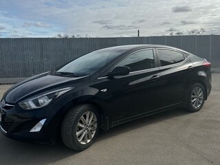 2015 Hyundai Elantra V (MD) Рестайлинг, чёрный, 1370000 рублей, вид 2