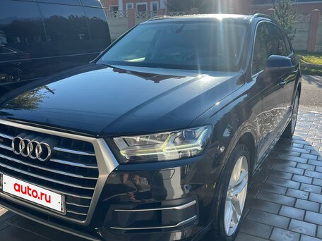 2019 Audi Q7 II (4M), синий, 3650000 рублей, вид 3