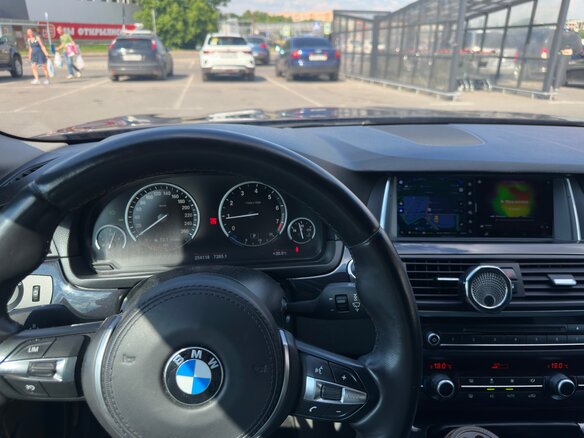 2014 BMW 5 серии 520i VI (F10/F11/F07) Рестайлинг, синий, 1500000 рублей - вид 10