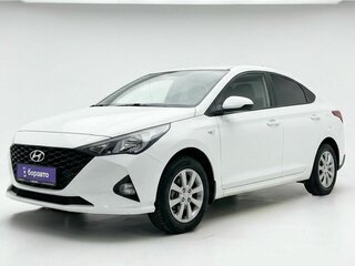 2021 Hyundai Solaris II Рестайлинг, белый, 1310000 рублей, вид 1