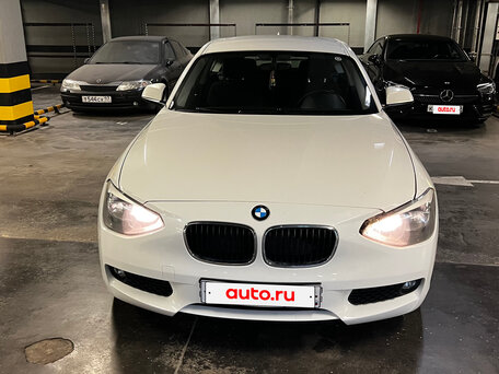 2013 BMW 1 серии 116i II (F20/F21), белый, 770000 рублей, вид 2