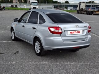 2015 Lada (ВАЗ) Granta I, серебристый, 435000 рублей, вид 4
