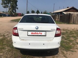 2019 Skoda Rapid I Рестайлинг, белый, 839328 рублей, вид 4