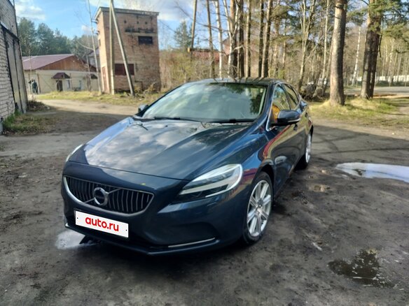 2017 Volvo V40 II Рестайлинг, синий, 1650000 рублей - вид 6