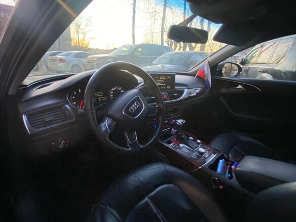 2014 Audi A6 IV (C7), чёрный, 1600000 рублей - вид 8