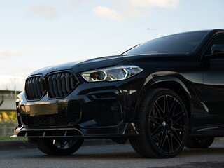 2021 BMW X6 40i III (G06), чёрный, 7500000 рублей, вид 4
