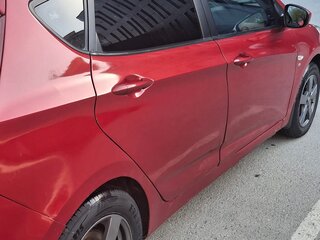 2012 Hyundai Solaris I, красный, 580000 рублей, вид 3