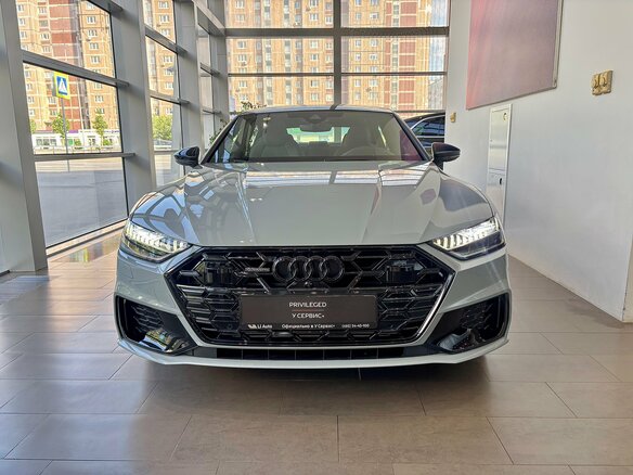 2024 Audi A7 L 45 TFSI II (4K), чёрный - вид 3