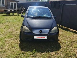 1999 Mercedes-Benz A-Класс 160 I (W168), чёрный, 160000 рублей, вид 1