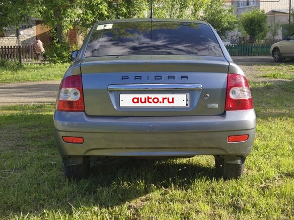 2008 Lada (ВАЗ) Priora I, серый, 260000 рублей - вид 4