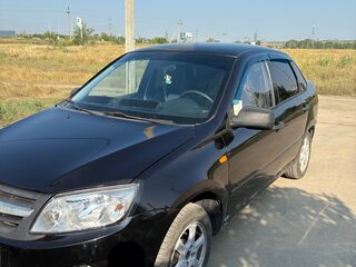 2012 Lada (ВАЗ) Granta I, чёрный, 300000 рублей, вид 1