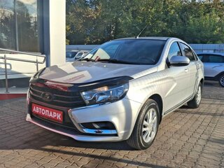 2016 Lada (ВАЗ) Vesta I, серебристый, 699000 рублей, вид 4