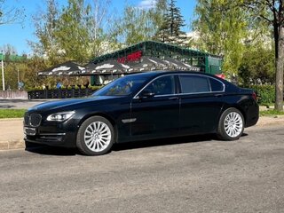2013 BMW 7 серии Long 750Ld xDrive V (F01/F02/F04) Рестайлинг, чёрный, 2700000 рублей, вид 2