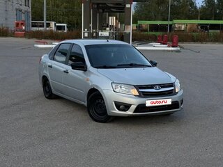 2016 Lada (ВАЗ) Granta I, серебристый, 330000 рублей, вид 2