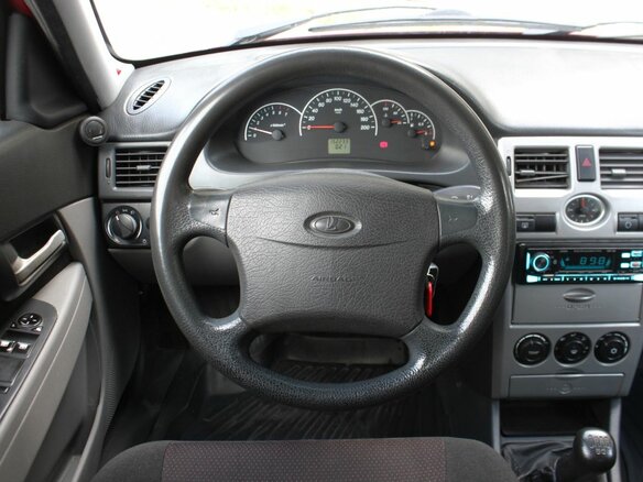 2008 Lada (ВАЗ) Priora I, красный, 295000 рублей - вид 16
