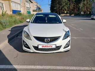 2010 Mazda 6 II (GH) Рестайлинг, белый, 700000 рублей, вид 2