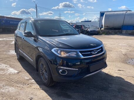 2017 Chery Tiggo 5 I Рестайлинг, чёрный, 580000 рублей, вид 2
