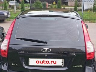 2013 Lada (ВАЗ) Kalina II, чёрный, 350000 рублей, вид 3
