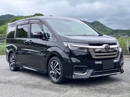 2020 Honda Stepwgn V Рестайлинг, чёрный, 1970000 рублей, вид 2