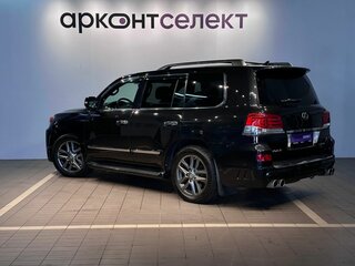 2014 Lexus LX 570 III Рестайлинг, чёрный, 4145000 рублей, вид 4