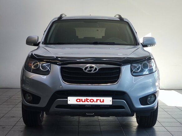 2012 Hyundai Santa Fe II Рестайлинг, серебристый, 1430000 рублей - вид 1
