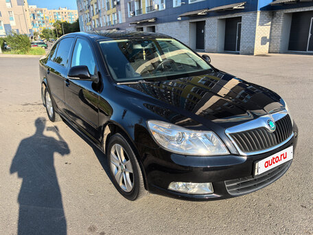 2012 Skoda Octavia II (A5) Рестайлинг, чёрный, 990000 рублей, вид 3