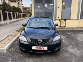 2007 Mazda 3 I (BK) Рестайлинг, чёрный, 415000 рублей, вид 2