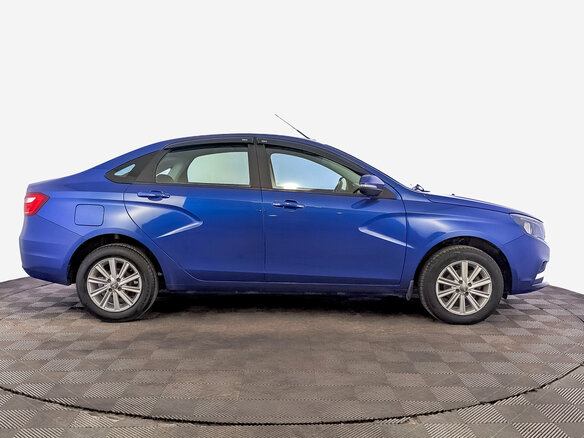 2022 Lada (ВАЗ) Vesta I, синий - вид 3
