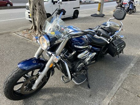 2009 Yamaha XVS950, синий, 677000 рублей, вид 3