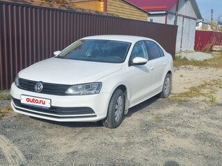 2015 Volkswagen Jetta VI Рестайлинг, белый, 1050000 рублей, вид 2