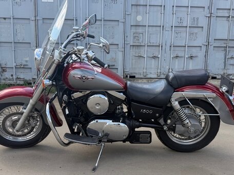 1999 Kawasaki VN1500 Vulcan, пурпурный, 399000 рублей, вид 2
