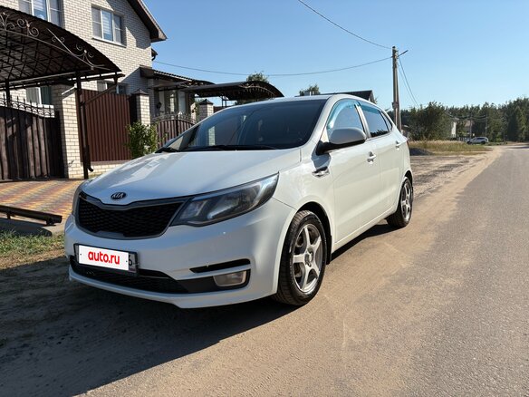 2015 Kia Rio III Рестайлинг, белый