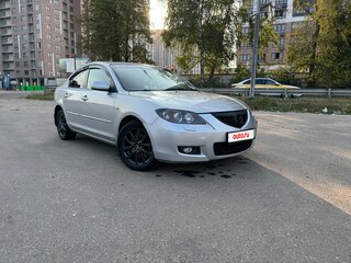 2008 Mazda 3 4-speed I (BK) Рестайлинг, серебристый, 695000 рублей, вид 3