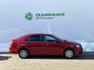 2014 Skoda Rapid I, красный, 675000 рублей, вид 4
