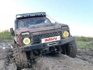 1997 Lada (ВАЗ) 2121 (4x4) I Рестайлинг, красный, 666000 рублей, вид 2