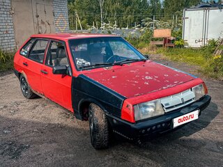 1988 Lada (ВАЗ) 2109, красный, 100000 рублей, вид 1