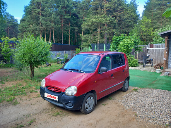 1999 Hyundai Atos, красный - вид 12