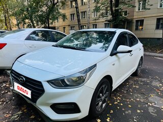 2017 Hyundai Solaris II, белый, 650000 рублей, вид 1