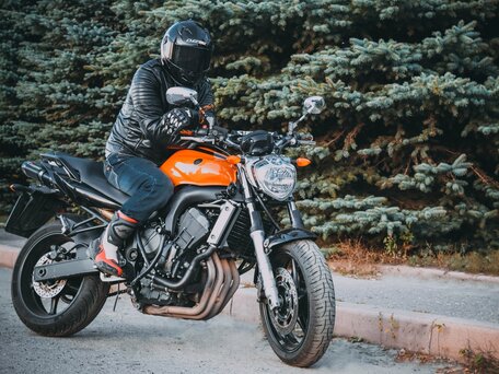 2006 Yamaha FZ6, оранжевый, 485000 рублей, вид 2
