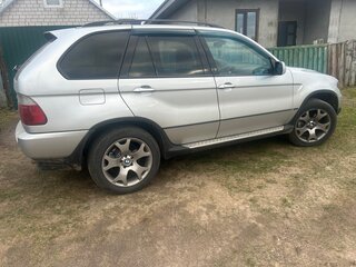 2001 BMW X5 4.4i I (E53), серебристый, 650000 рублей, вид 5