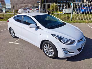 2014 Hyundai Elantra V (MD), белый, 1300000 рублей, вид 3