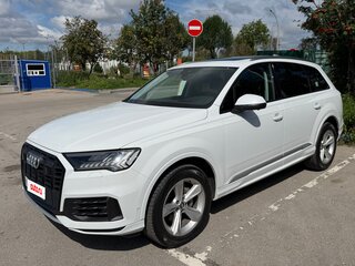 2020 Audi Q7 45 TDI II (4M) Рестайлинг, белый, 5990000 рублей, вид 1