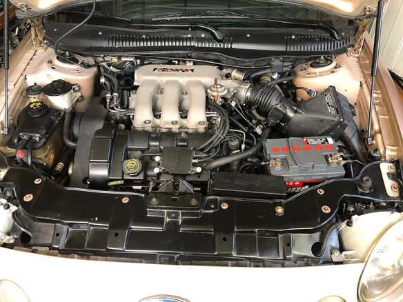 1996 Ford Taurus III, золотистый, 450000 рублей - вид 19