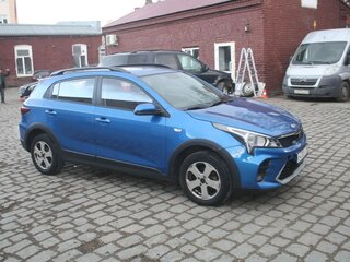 2021 Kia Rio X IV Рестайлинг, синий, 1150000 рублей, вид 2