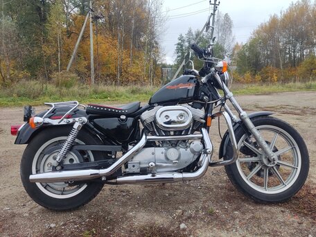 1994 Harley-Davidson Sportster 883, чёрный, 697000 рублей, вид 1