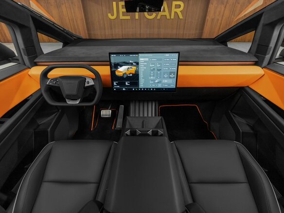 2024 Tesla Cybertruck Cyberbeast, оранжевый, 18500000 рублей - вид 34