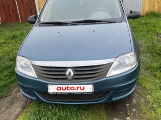 2012 Renault Logan I Рестайлинг, синий, 700000 рублей, вид 1