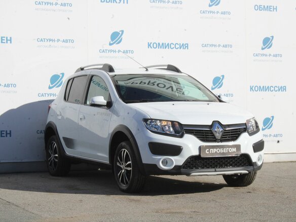 2018 Renault Sandero Stepway II, белый, 1090000 рублей - вид 2