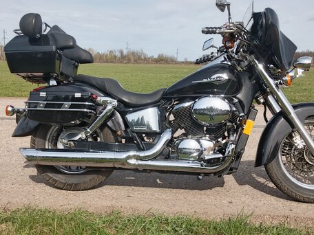 2002 Honda Shadow 400, чёрный, 370000 рублей, вид 2