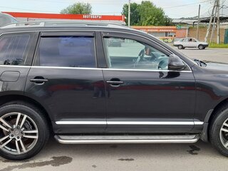 2008 Volkswagen Touareg I Рестайлинг, чёрный, 1250000 рублей, вид 2